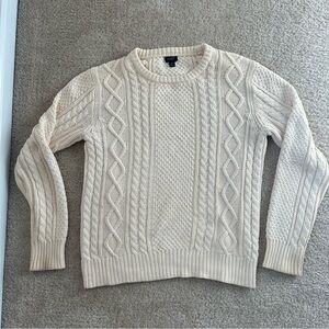 J. Crew Cable Knit Pullover
